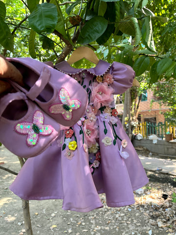 Purple Birthday dress for Girls