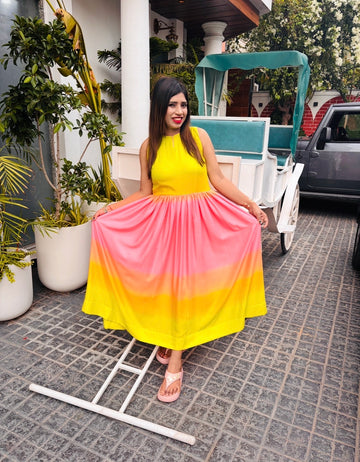 Ombré Women Maxi Dress
