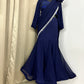 Blue stylish saree