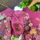 Pink Handmade Mother Daughter Dress Combo