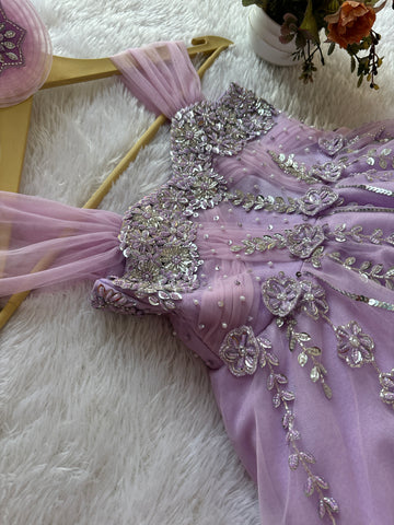 Lavender Handmade Dress