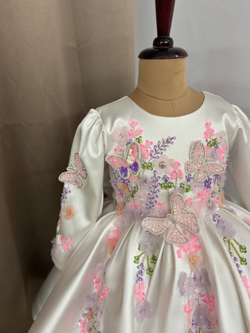 Beautiful Hand work of white colour