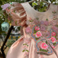Peach Big Butterfly Dress