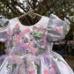 White Handmade Emblished Dress