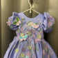 Lavender Hand Crafted Dress