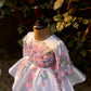 White Hand Crafted Emblished Dress