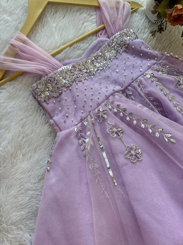 Lavender Handmade Dress
