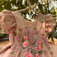 Peach Big Butterfly Dress