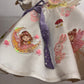 Off White Handpainted Baby Girl Dress