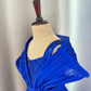 Blue Corded Birthday Dress