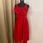 Red Bow Style Dress for women