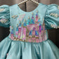 Green Hand Painted Dress