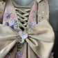 Coffee colour baby dress for birthday Girl
