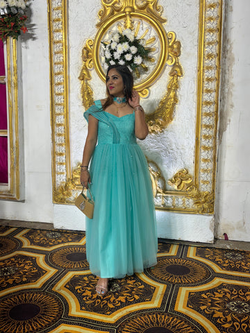 Green Party wear dress
