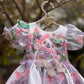 White Handmade Emblished Dress