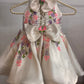 White Halter Neck Baby Dress
