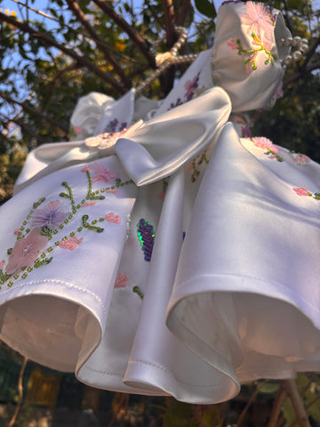 White Hand Crafted Dress