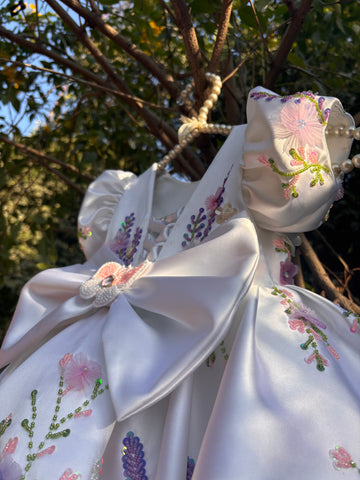 White Hand Crafted Dress