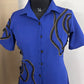 Beautiful women Blue colour modern design long shirt