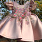 Peach Big Butterfly Dress
