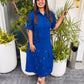 Royal Blue Women Dress