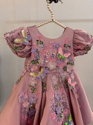 Pastel Pink Handmade Dress
