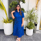 Royal Blue Women Dress