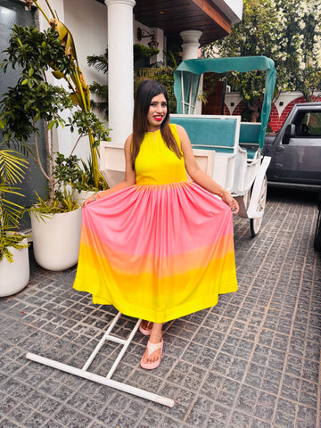 Ombré Women Maxi Dress