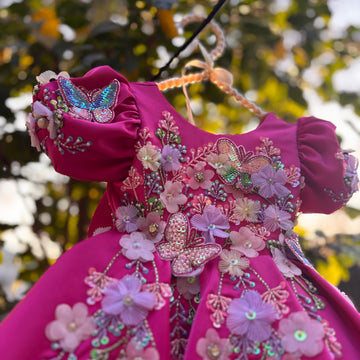 Pink Handmade Dress