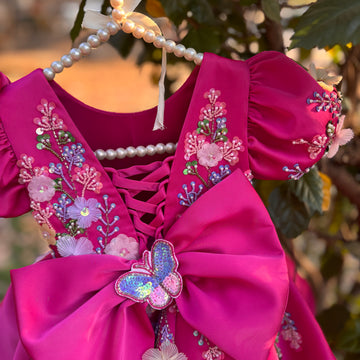 Pink Handmade Dress