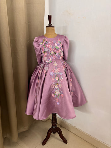 Lavender Handmade Dress