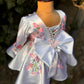 White Hand Crafted Emblished Dress