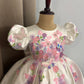 Off White Hand Crafted Dress