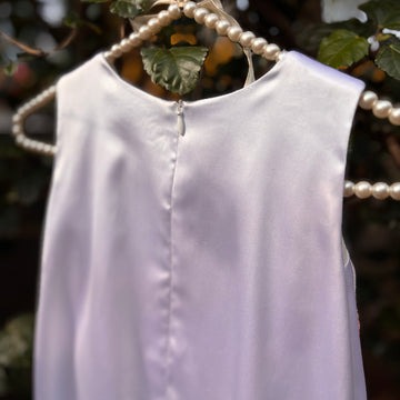 White colour Hand work dress
