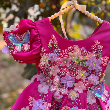Pink Handmade Dress