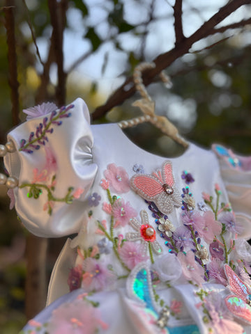 White Hand Crafted Dress