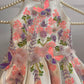 White Halter Neck Baby Dress