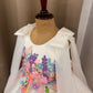 Beautiful White colour Handwork Dress