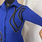 Beautiful women Blue colour modern design long shirt