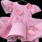 Pink Butterfly Emblished Dress