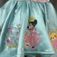 Green Hand Painted Dress