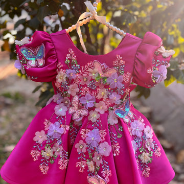 Pink Handmade Dress