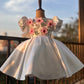 White Flower Handmade Dress