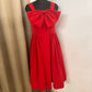 Red Bow Style Dress for women