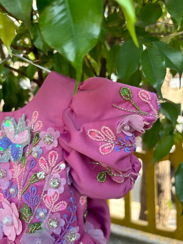 Pink Hand Crafted Dress