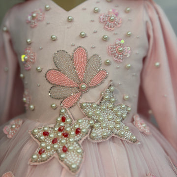 Baby Pink Handmade Dress