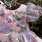 White Handmade Emblished Dress
