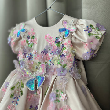 Handwork Beautiful birthday dress for baby Girl