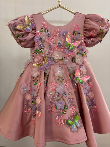 Pastel Pink Handmade Dress