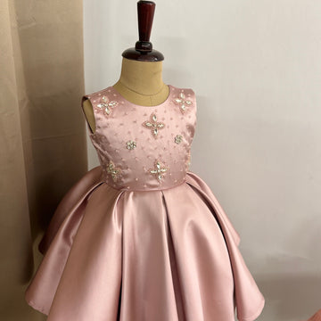 Pink Emblished Birthday Dress